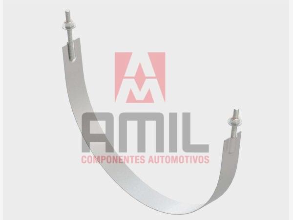 CINTA DE INOX PARA TANQUE LATERAL Ø450MM (FIXAÇÃO NA LONGARINA)