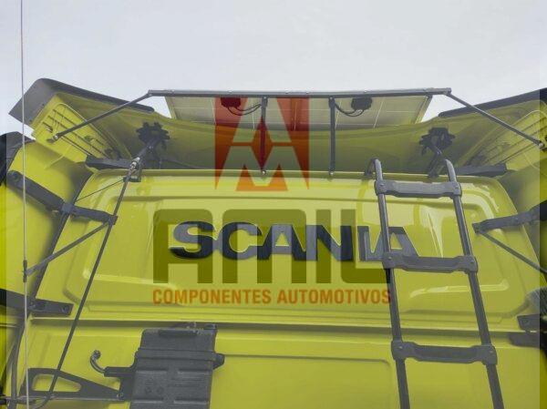 LETREIRO TRASEIRO DE INOX PARA CABINE ALTA R/S DO SCANIA NTG - Image 4