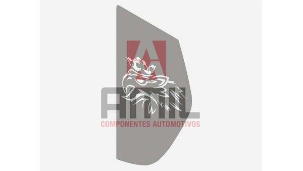 ACABAMENTO DE INOX (ILUSTRAÇÃO GRIFÃO) DA JANELA TRASEIRA LADO ESQUERDO PARA SCANIA NTG