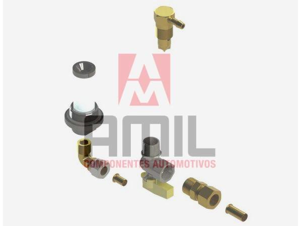 KIT DE INSTALAÇÃO PARA TANQUES LATERAIS Ø680MM DIESEL (TANQUE INDIVIDUAL LD)