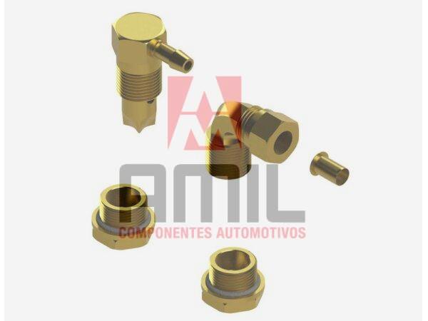 KIT DE INSTALAÇÃO PARA TANQUES LATERAIS Ø660MM DIESEL (TANQUE INDIVIDUAL LD COM DUAS CONEXÕES NA PARTE SUPERIOR)