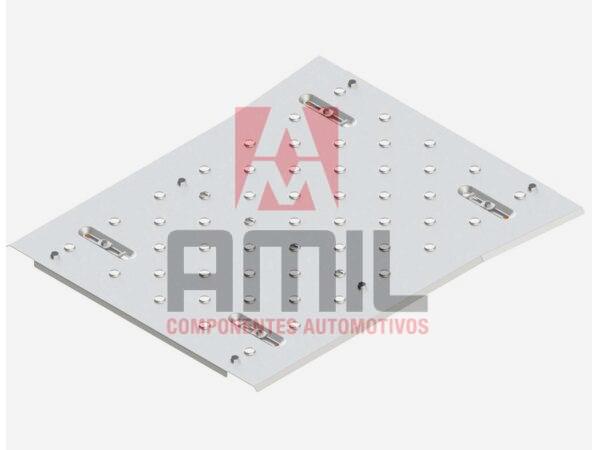 PLATAFORMA EM INOX PARA DAF XF COM 1000MM (COM REFORÇOS)