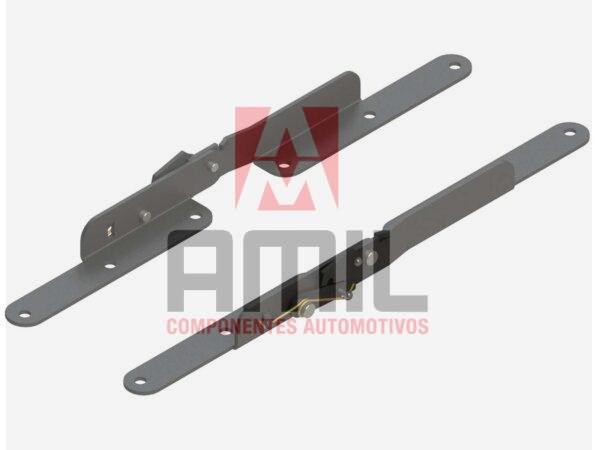 CANTONEIRA DOBRADA LADO DIREITO COM REGULAGEM COMPLETA 90° (ABA DE FIXAÇÃO LONGA) (CATRACA) - Imagem 2